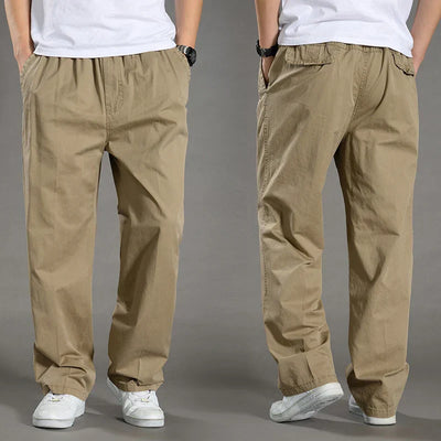 Cargohosen | Gerades Bein | Baumwolle | Locker sitzende Hosen | Herrenbekleidung