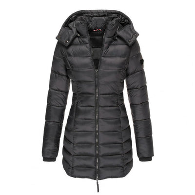 Winterjacke | Kapuze | Wattiert | Daunenjacke | Damen Wintermantel
