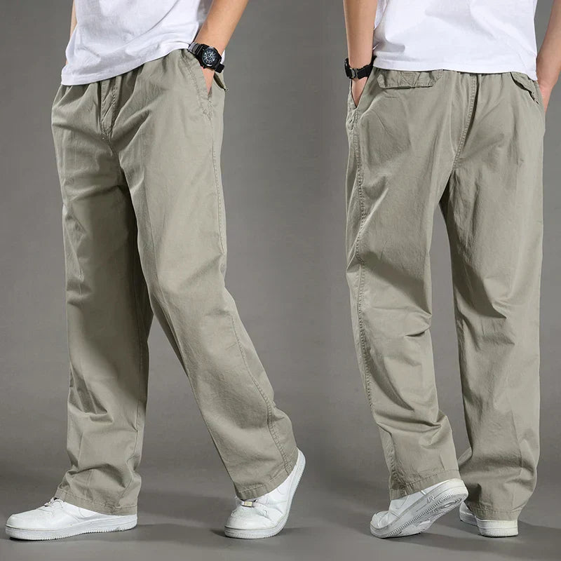 Cargohosen | Gerades Bein | Baumwolle | Locker sitzende Hosen | Herrenbekleidung