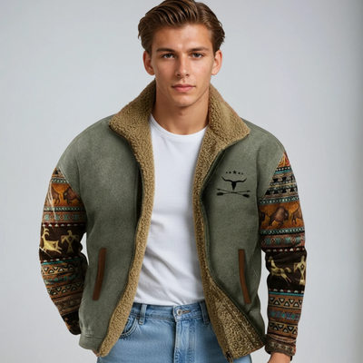Fleecejacke – Warme Outdoor-Fleecejacke mit Reißverschluss für Männer für den Winter
