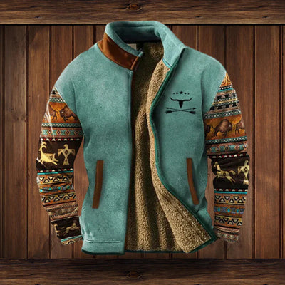 Fleecejacke – Warme Outdoor-Fleecejacke mit Reißverschluss für Männer für den Winter