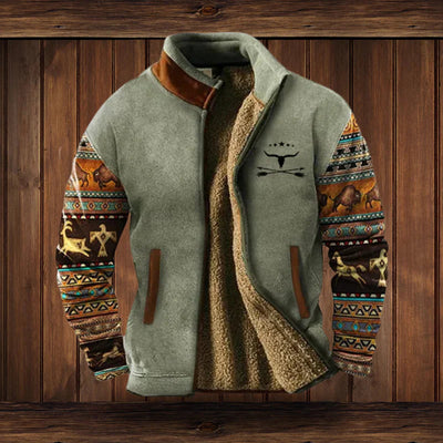 Fleecejacke – Warme Outdoor-Fleecejacke mit Reißverschluss für Männer für den Winter