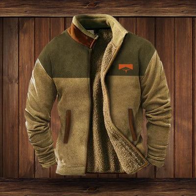 Fleecejacke – Warme Outdoor-Fleecejacke mit Reißverschluss für Männer für den Winter