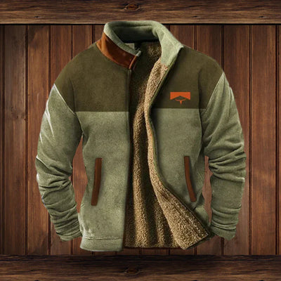 Fleecejacke – Warme Outdoor-Fleecejacke mit Reißverschluss für Männer für den Winter