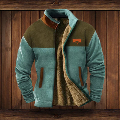 Fleecejacke – Warme Outdoor-Fleecejacke mit Reißverschluss für Männer für den Winter