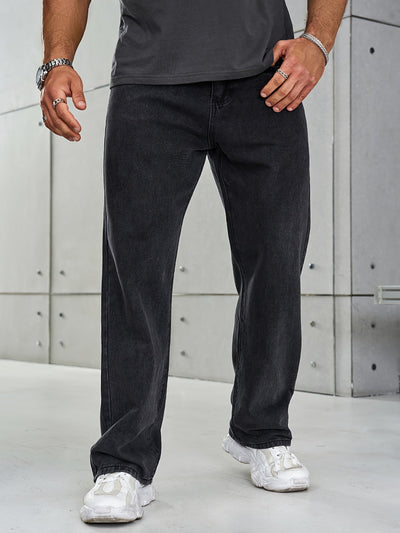 Herrenjeans – Stretch – Straight Leg – Loose Fit Jeans – Baggy Jeans-Fashion Peak-Fashion Peak