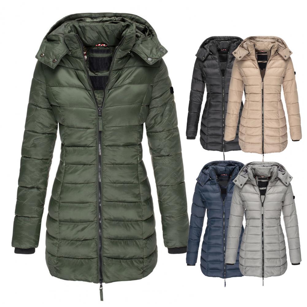 Winterjacke | Kapuze | Wattiert | Daunenjacke | Damen Wintermantel