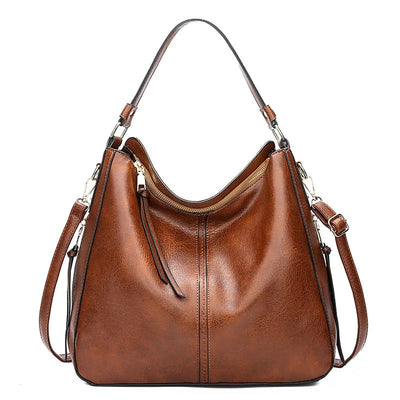 Ledertasche – groß – langer Riemen – Umhängetasche – Tragetasche