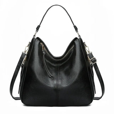 Ledertasche – groß – langer Riemen – Umhängetasche – Tragetasche