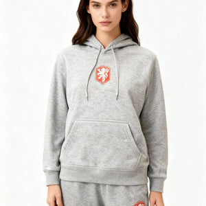 Hoodie und Jogginghose Set – Lässiger grauer Jogginganzug für Frauen-Fashion Peak