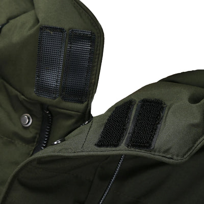 Pufferjacke - Kapuze - Mittellang - Daunenjacke - Wintermantel für Männer