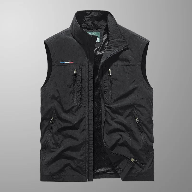 Bodywarmer – Ärmellose Outdoor-Weste mit Reißverschluss für Herren