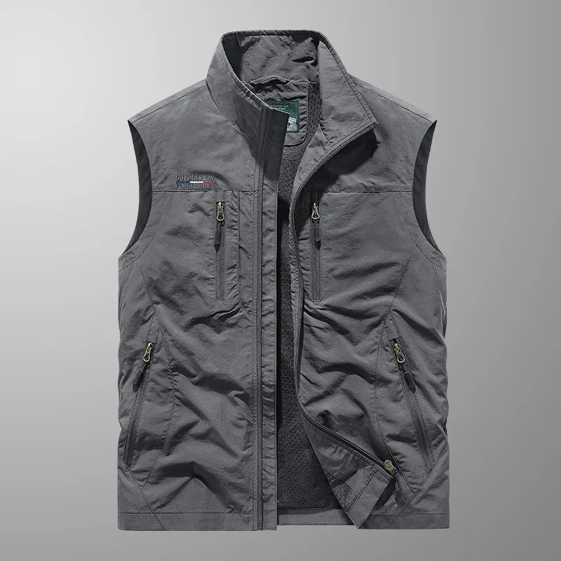 Bodywarmer – Ärmellose Outdoor-Weste mit Reißverschluss für Herren