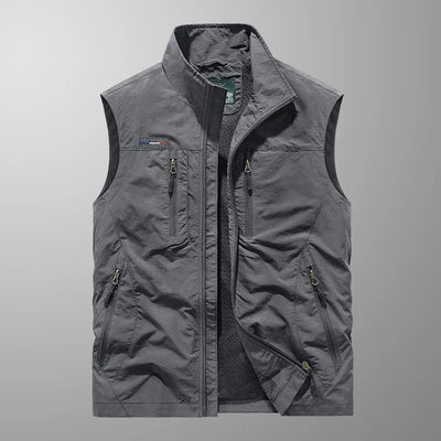 Bodywarmer – Ärmellose Outdoor-Weste mit Reißverschluss für Herren