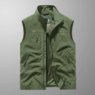 Bodywarmer – Ärmellose Outdoor-Weste mit Reißverschluss für Herren