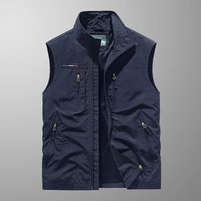 Bodywarmer – Ärmellose Outdoor-Weste mit Reißverschluss für Herren