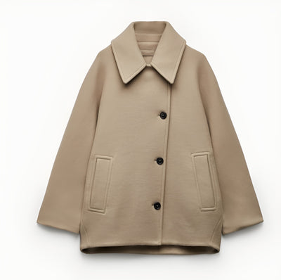 Lizzy | Trendy oversized wollen jas-Grace Aura