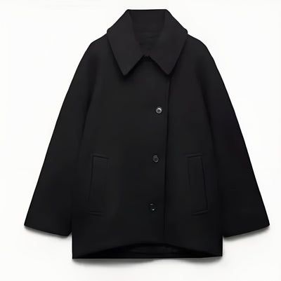 Lizzy | Trendy oversized wollen jas-Grace Aura