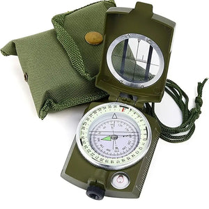 Militär-Peilkompass | Klappbar | Wasserabweisend | Leuchtend-Fashion Peak