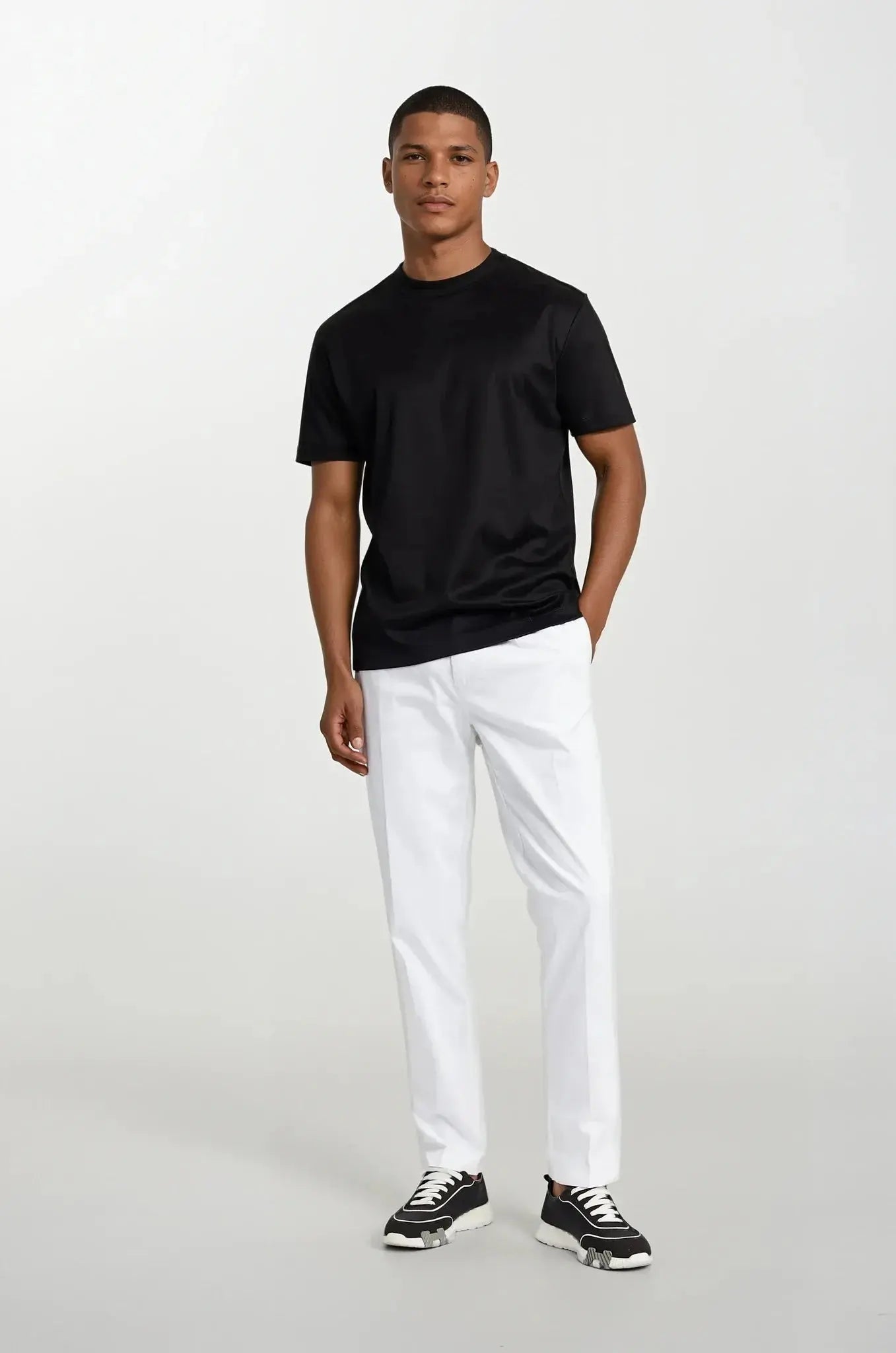 Schwarzes T-Shirt | Rundhalsausschnitt | Relaxed Fit | Schlichtes T-Shirt | Herren T-Shirt
