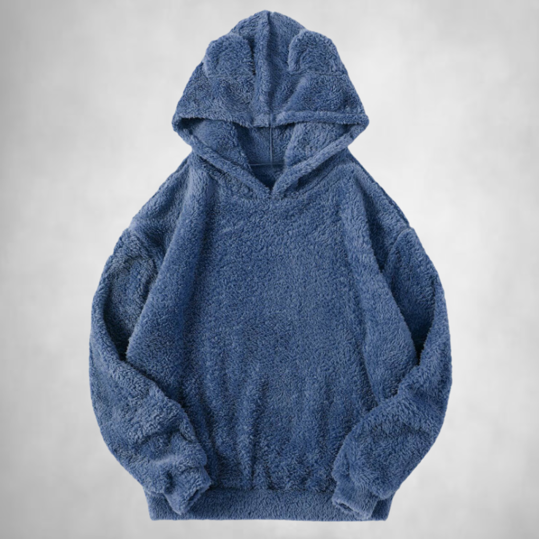 Fleece Hoodie - Bärenohr - Warm - Pullover Hoodie - Hoodie für Frauen