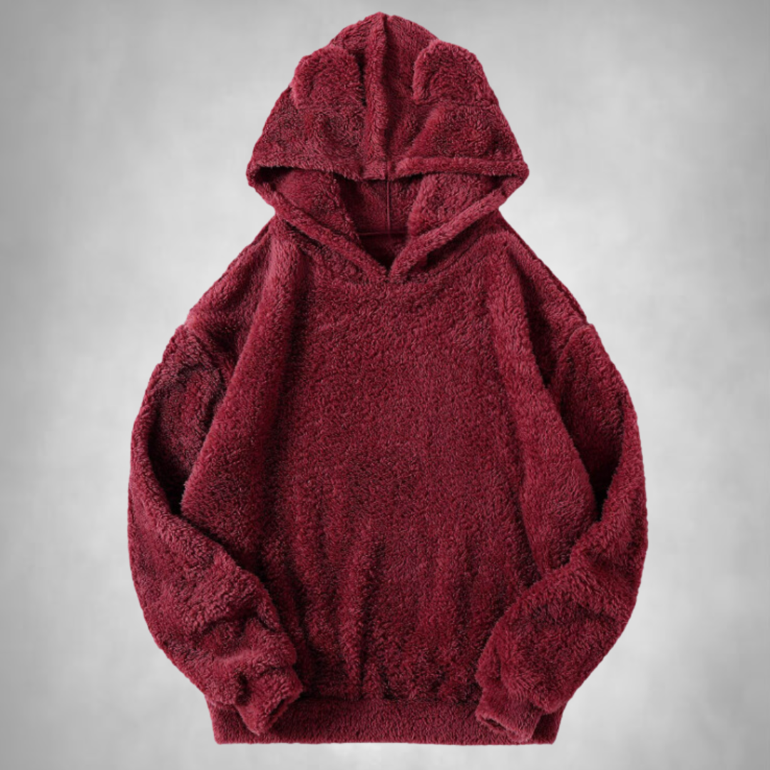 Fleece Hoodie - Bärenohr - Warm - Pullover Hoodie - Hoodie für Frauen