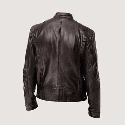 Kunstlederjacke - Regular Fit - Veganes Leder - Bikerjacke - Lederjacke für Männer