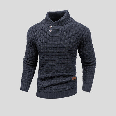 Strickpullover – dick – Rollkragen – Strickpullover – Winterkleidung für Männer