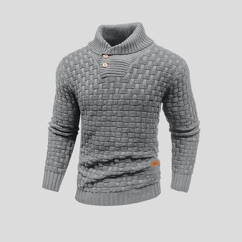 Strickpullover – dick – Rollkragen – Strickpullover – Winterkleidung für Männer