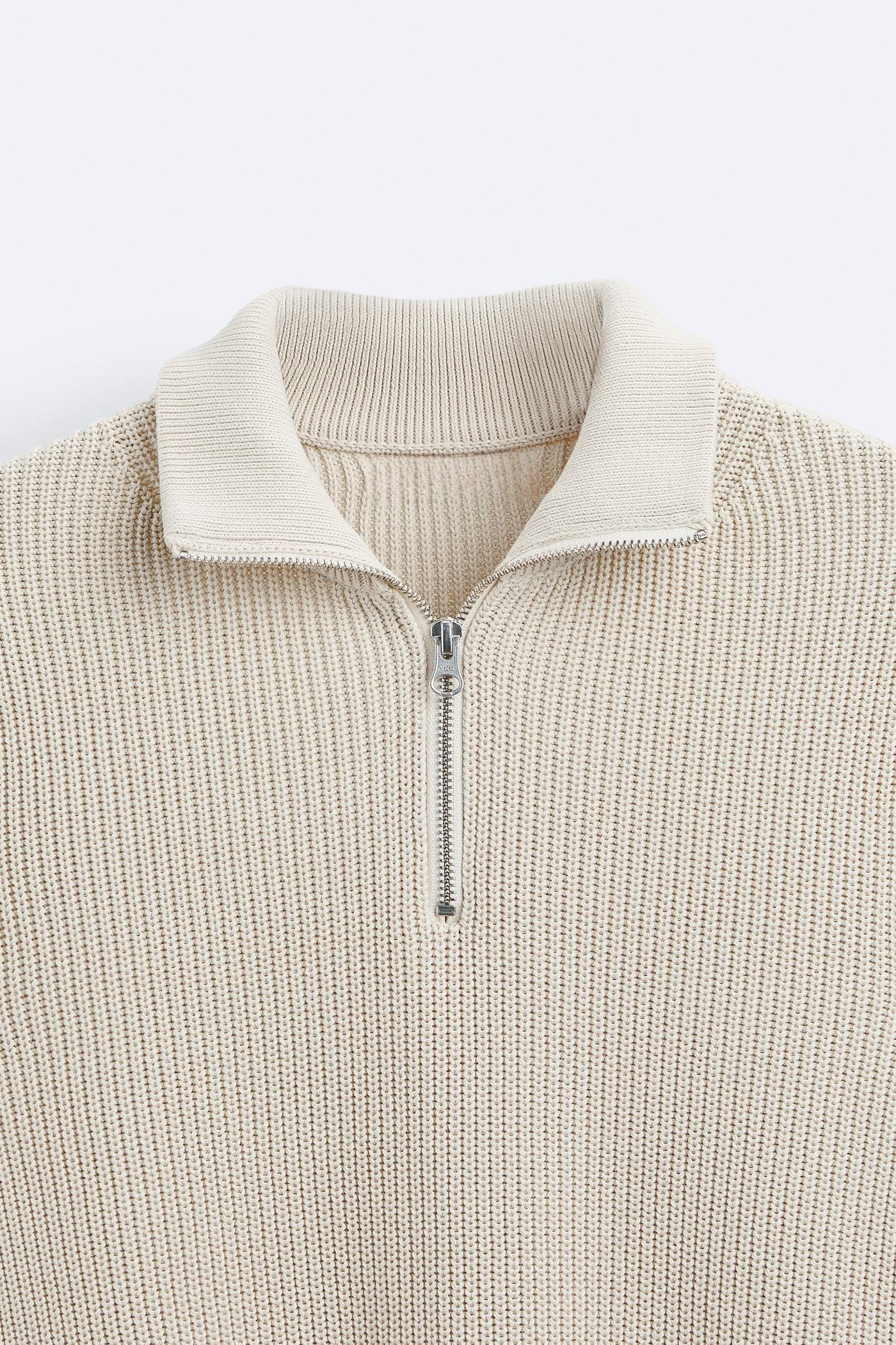 Polo-Pullover – Mit Kragen – Viertel-Reißverschluss – Polo-Pullover – Herrenpullover mit halbem Reißverschluss-Chaps Herrenmode