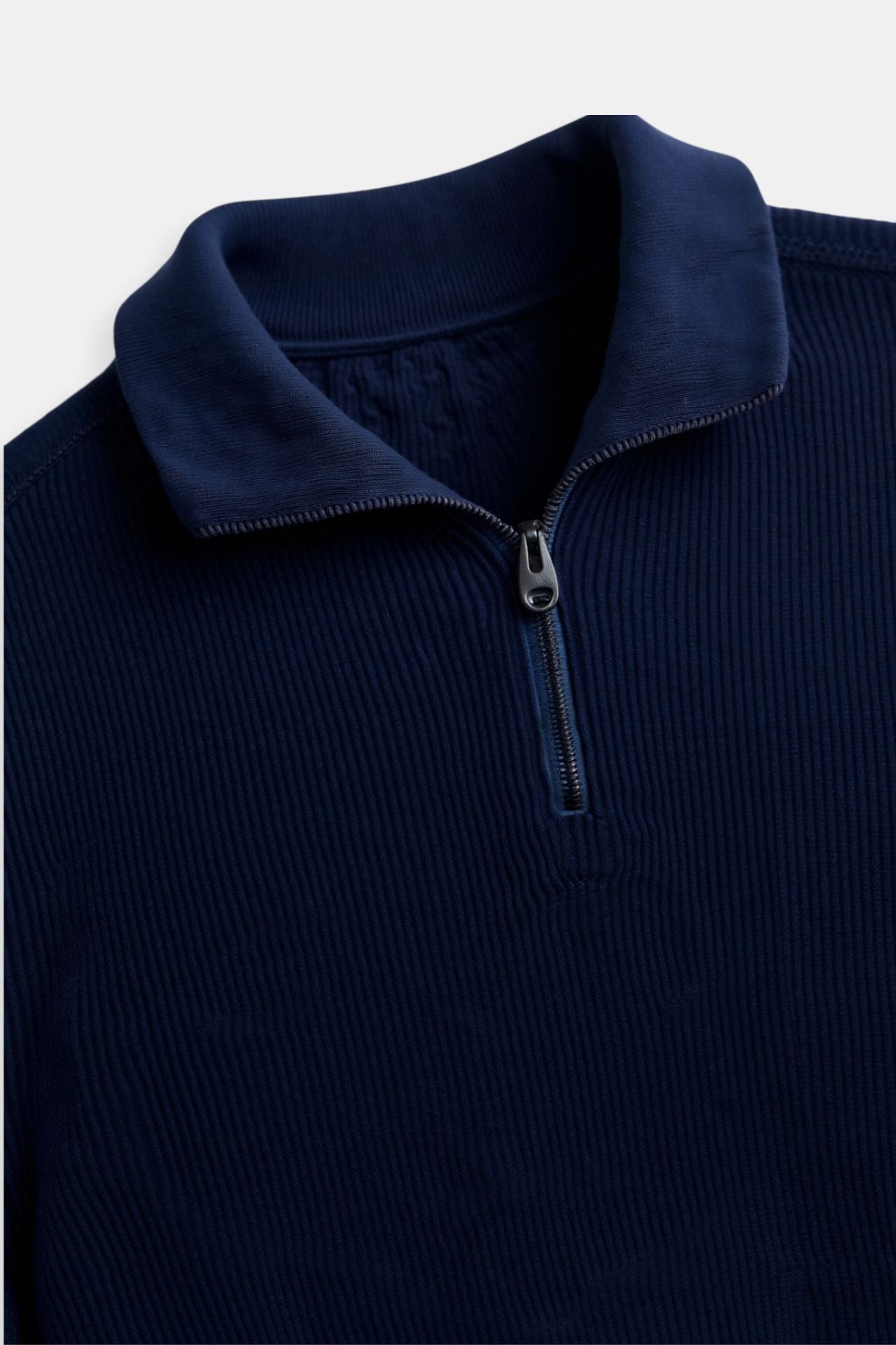 Polo-Pullover – Mit Kragen – Viertel-Reißverschluss – Polo-Pullover – Herrenpullover mit halbem Reißverschluss-Chaps Herrenmode
