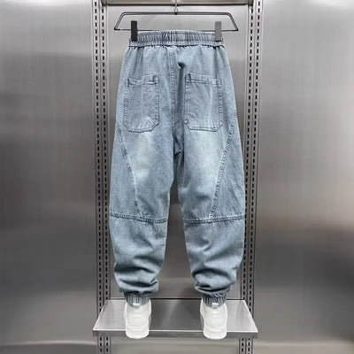Denim Jogger - Baggy - Elastische Taille - Jogger Jeans - Herrenhosen