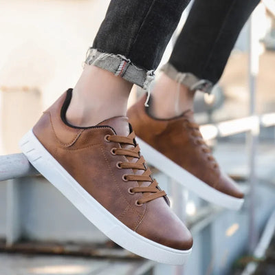 Ledersneakers | Lässig | Schnürsenkel | Trendy Sneakers | Herrensneakers