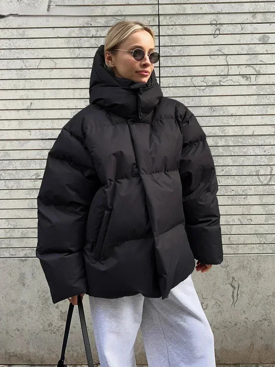 Daunenjacke | Oversized | Gesteppt | Daunenjacke | Wintermantel für Frauen
