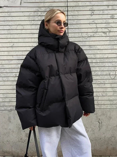 Daunenjacke | Oversized | Gesteppt | Daunenjacke | Wintermantel für Frauen