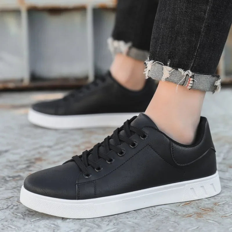Ledersneakers | Lässig | Schnürsenkel | Trendy Sneakers | Herrensneakers