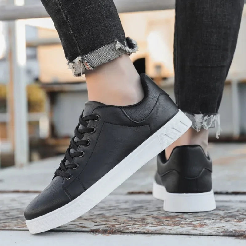 Ledersneakers | Lässig | Schnürsenkel | Trendy Sneakers | Herrensneakers