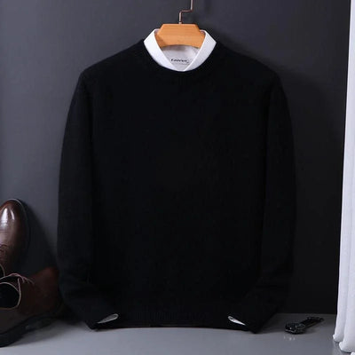 Strickpullover – Rundhalsausschnitt – Winter – Strickpullover – Herren-Strickmode