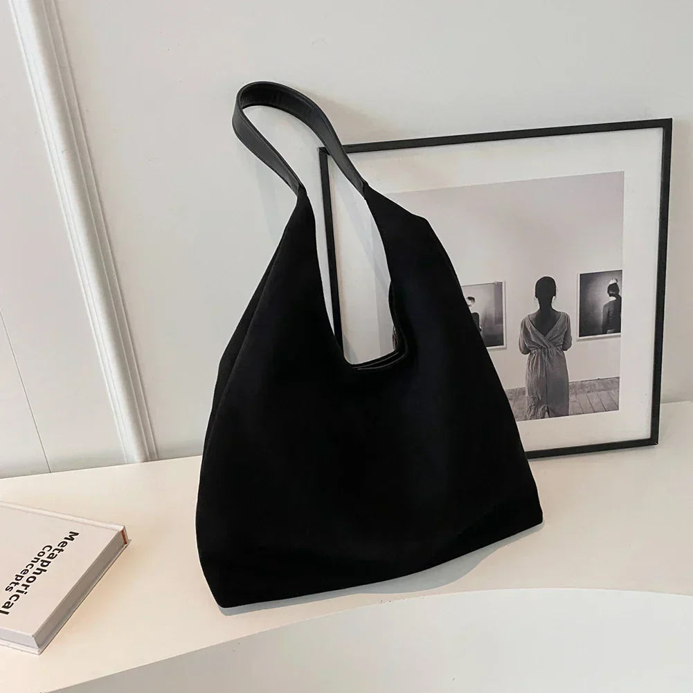 Hobo-Tasche | Groß | Wildleder | Tragetasche | Umhängetasche