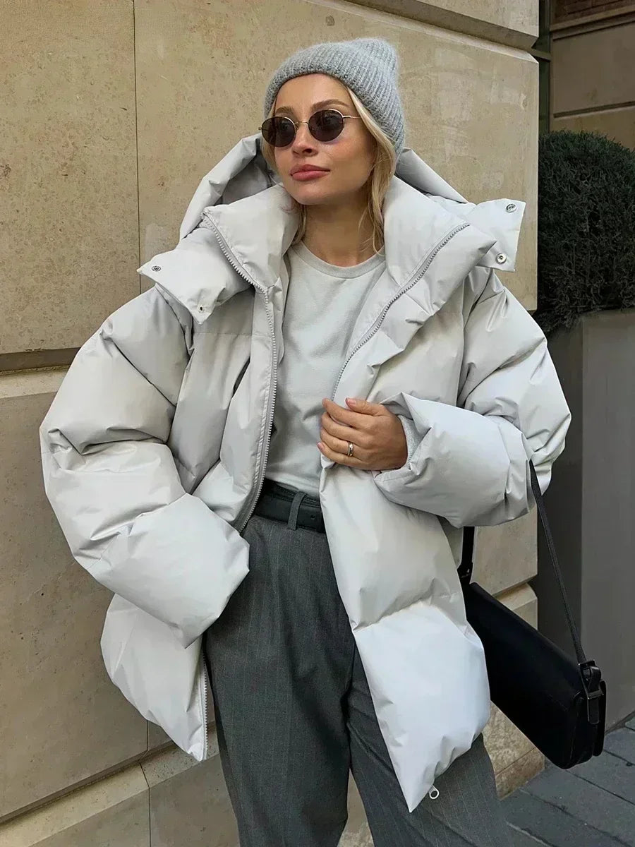 Daunenjacke | Oversized | Gesteppt | Daunenjacke | Wintermantel für Frauen