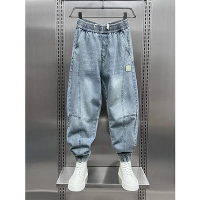 Denim Jogger - Baggy - Elastische Taille - Jogger Jeans - Herrenhosen