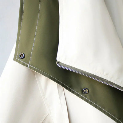 Parka-Jacke – mit Kapuze – Oversized – Herbstjacke – Damenjacke