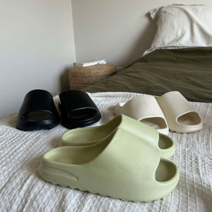 Sandalen Damen | Gepolsterte Slides | Leicht und Rutschfest-Fashion Peak