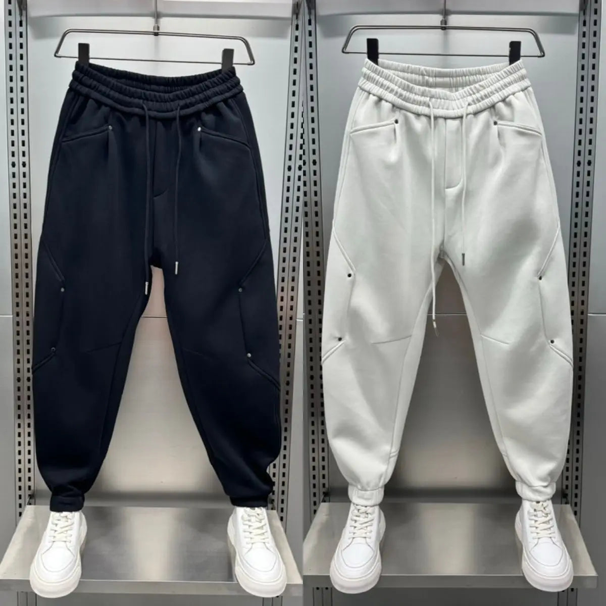 Herren-Jogginghosen | Bequem | Elastischer Bund | Baggy-Jogginghosen | Sweathosen