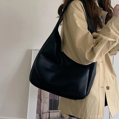 Leder-Hobo-Handtasche – veganes Leder – für jeden Tag – Hobo-Tasche – Umhängetasche