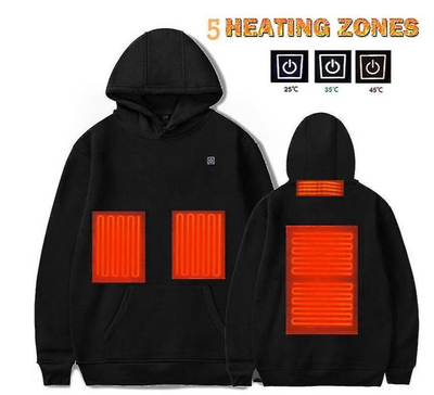 Beheizter Hoodie – Warm – Pullover – Winter-Hoodie – Damen-Hoodie