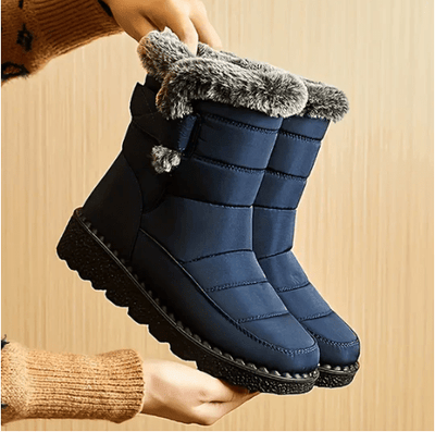 Schneestiefel – Wasserdichte Winterstiefel mit Fellfutter für Damen