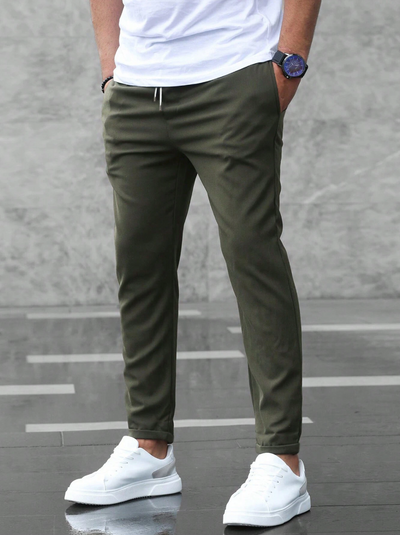 Chino Hose - Herren Casual Skinny Stretch Chino Hose