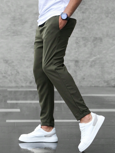 Chino Hose - Herren Casual Skinny Stretch Chino Hose