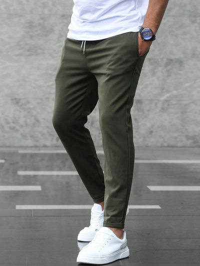 Chino Hose - Herren Casual Skinny Stretch Chino Hose